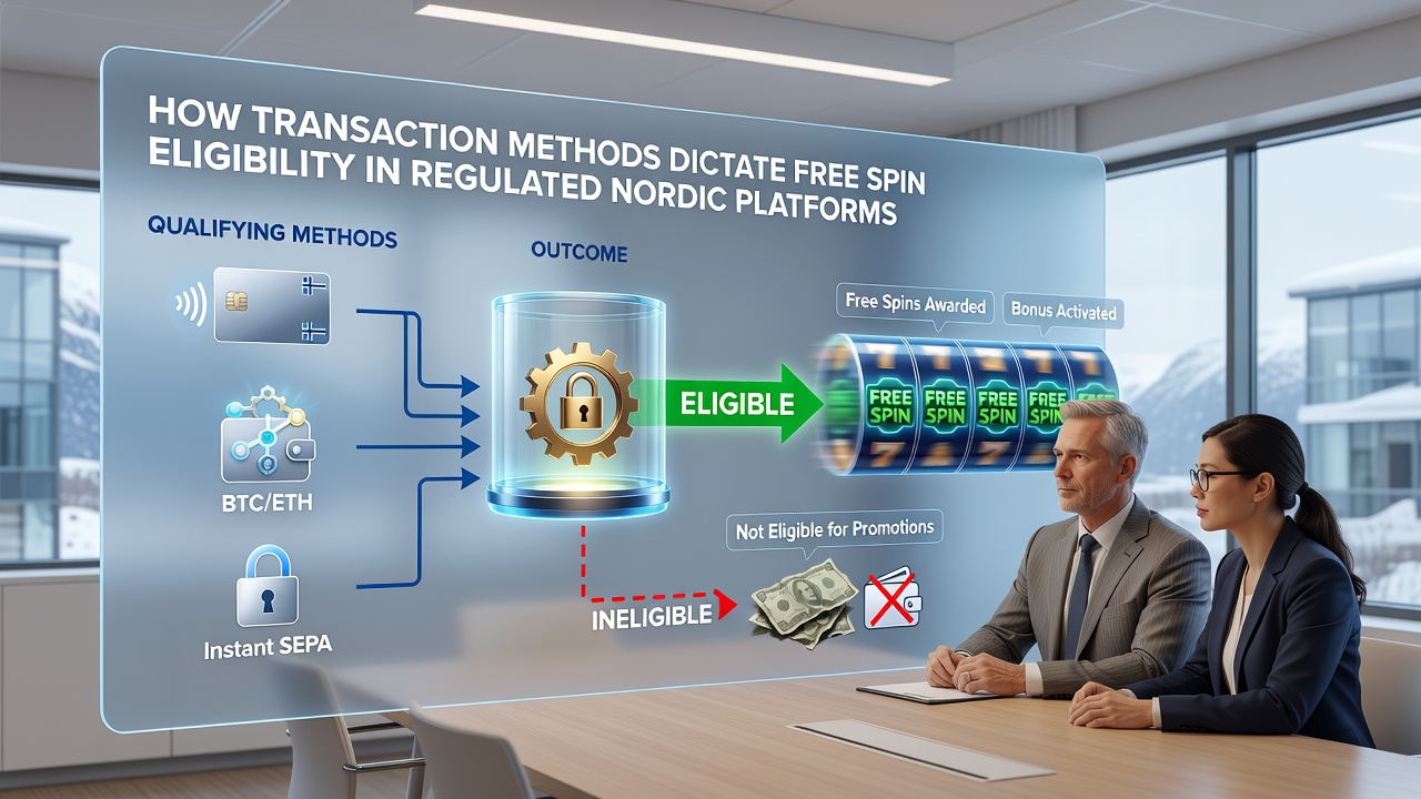 Comparison of payment methods affecting free spin bonuses in Nordic casinos